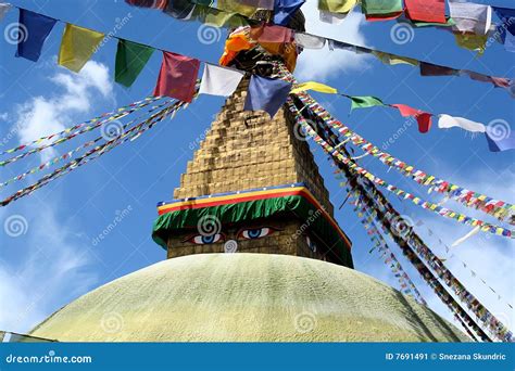 Buddha Stupa in Kathmandu stock image. Image of buddha - 7691491