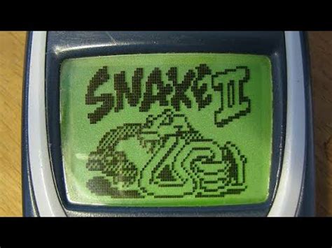 Snake II (Nokia 3310 - 2000) - Nokia Game By: GamesSky - YouTube