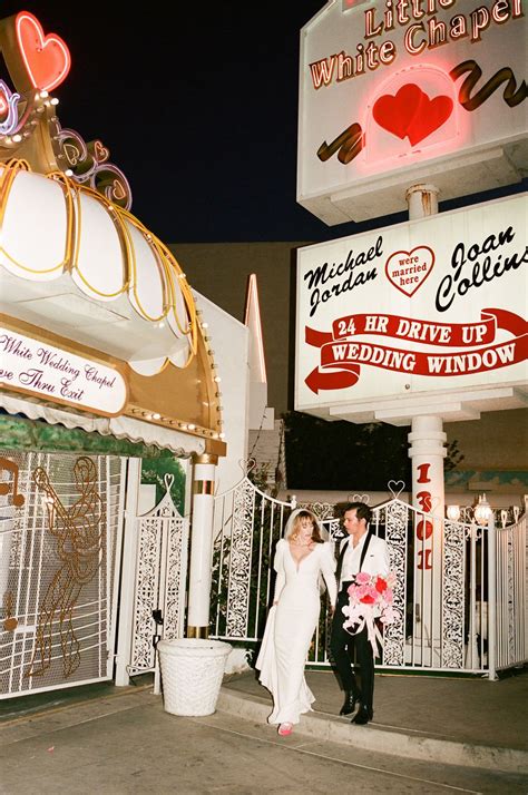 Bridget and Oscar - Little White Wedding Chapel Elopement on 35mm Film + Super 8 — Aimlee ...