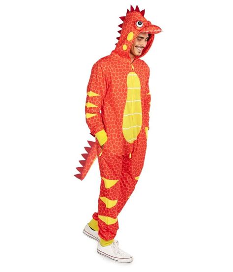 a man in a red and yellow dragon costume