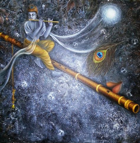 Krishna Flute | Lord krishna wallpapers, Lord krishna images, Krishna radha painting