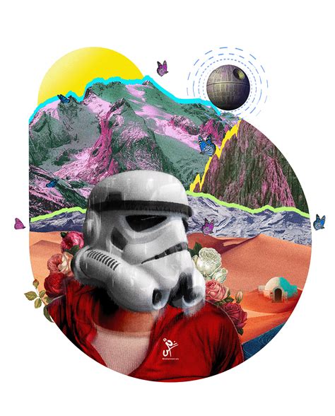 Star Wars collage on Behance