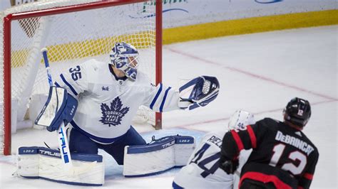 Ilya Samsonov comes up big for the Leafs in the battle of Ontario: Game ...