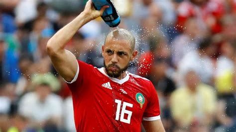 FIFA World Cup 2018: Morocco defend 'warrior' Nordin Amrabat's ...