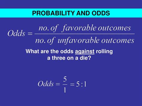 PPT - PROBABILITY AND ODDS PowerPoint Presentation, free download - ID ...