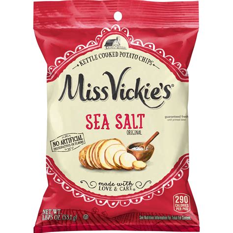 (Price/Case)Miss Vickie's 00028400363334 Miss Vickie's Sea Salt Kettle ...