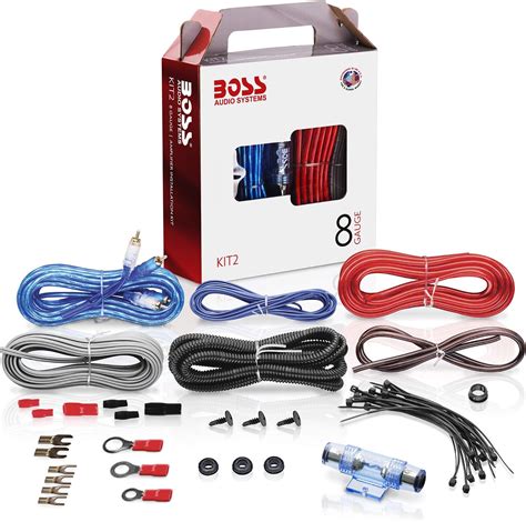 Boss Audio KIT-2 Complete 8 Gauge Amplifier Installation Kit – BigaMart