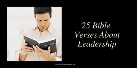 25 Inspiring Bible Verses About Leadership - Smart Church Management