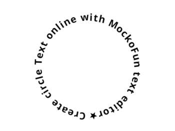 Circular Text - MockoFUN