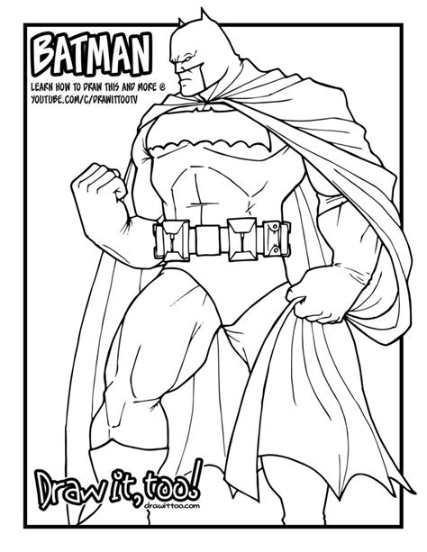 Batman (The Dark Knight Returns) Tutorial | Draw it, Too!