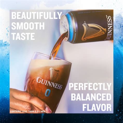 Guinness 0 Draught Non-Alcoholic Import Beer, 4 - 14.9 FL OZ - Kroger