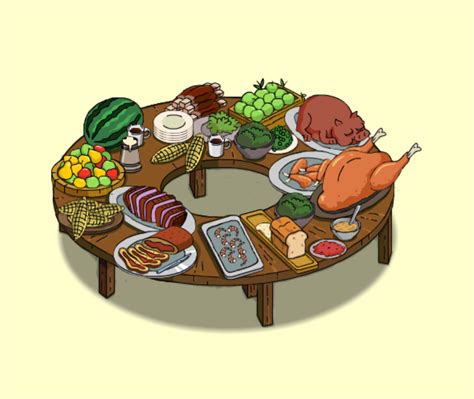 ArtStation - Buffet table animation