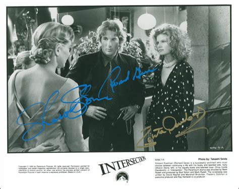 Intersection Movie Cast - Autographed Signed Photograph co-signed by: Sharon Stone, Richard Gere ...