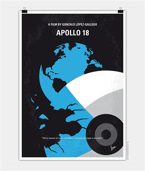 No873 My Apollo 18 minimal movie poster | CHUNGKONG