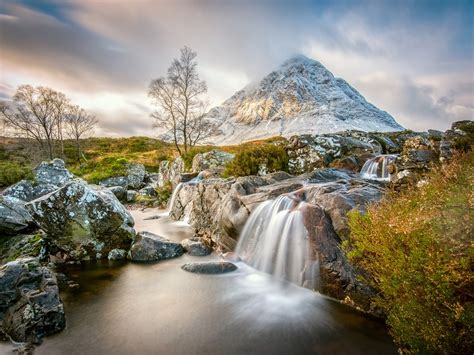 Wallpaper Scotland, Scottish highlands, mountain, stream, rocks 1920x1200 HD Picture, Image