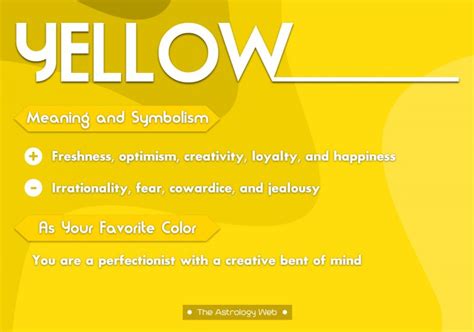 Yellow Color Meaning and Symbolism | The Astrology Web