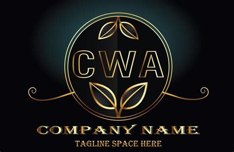 Premium Vector | Cwa letter logo