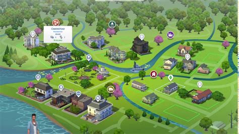 Sims 4 Newcrest Map