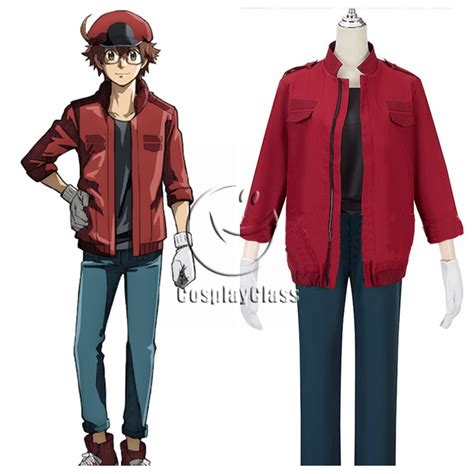 Cells at Work! Code Black Red Blood Cell Sekkekkyuu Cosplay Costume - CosplayClass