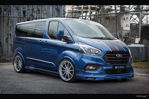 PASSEND FÜR FORD TRANSIT CUSTOM FACELIFT Body kit V1 - PO Tuning ...