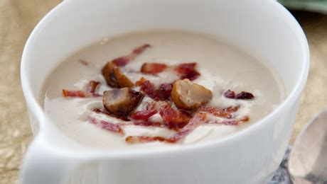 Cream of Chestnut Soup with Crispy Bacon - SuperValu