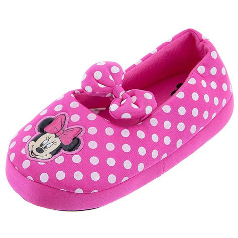 Disney - Minnie Mouse Pink Ballet Slippers for Toddler Girls XL/11-12 ...