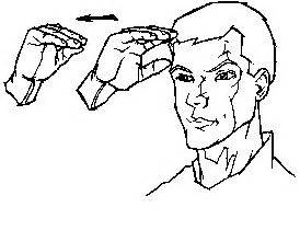 "boy" in American Sign Language (ASL) - movement of the hand indicates brim of cap | Sign ...