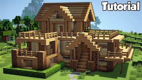 Minecraft: Starter House Tutorial - How to Build a House in Minecraft (E... | Minecraft starter ...