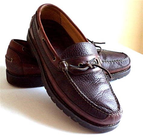 CLEARANCE LL BEAN 12 D Men's Boat Shoes Loafers Decl Full