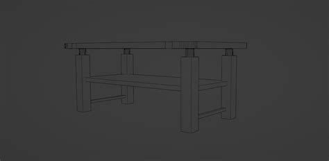 Modern Glass Table for Virtual Environments free 3D model | CGTrader