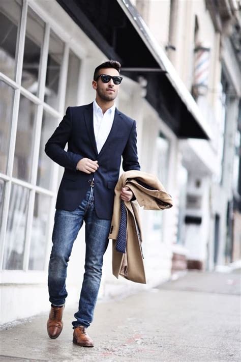 30 Fresh Dark Blue Blazer Outfit Ideas For Men - Fashion Hombre