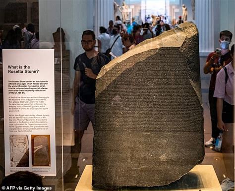 Egyptians call on British Museum to return Rosetta stone | Daily Mail Online