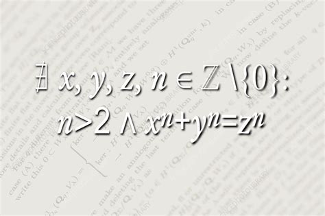 Fermat's Last Theorem - Stock Image - C008/5045 - Science Photo Library