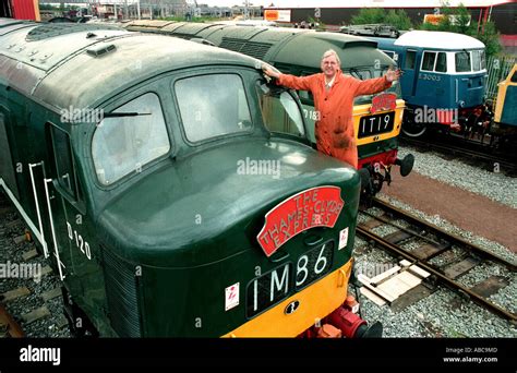 Pete Waterman of Stock Aitken Waterman with some of his private collection of trains Stock Photo ...