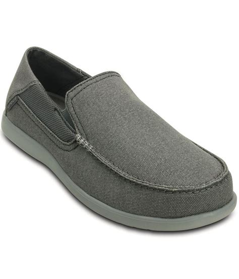 Crocs Standard Fit Gray Canvas Shoes - Buy Crocs Standard Fit Gray ...