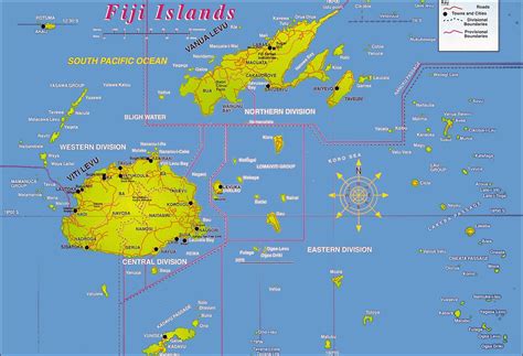 Large detailed Fiji Islands map. Fiji Islands large detailed map ...