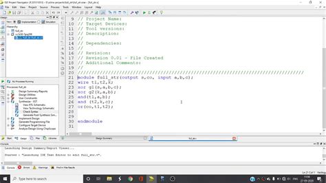 Tutorial 4: Verilog code of Full adder using structural level of ...