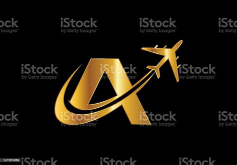 Travel Icons Aviation Logo Sign Flying Symbol Flight Icon Stock Illustration - Download Image ...