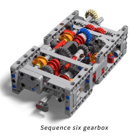 LEGO Gearbox With High-tech Power Functions Motors and Engine | Etsy