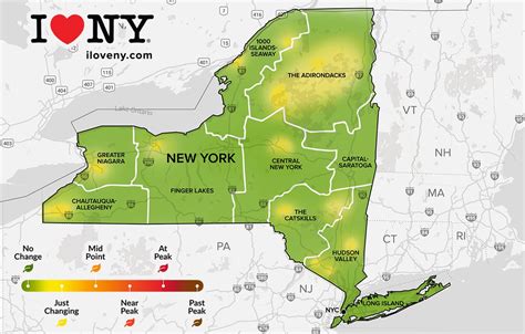 Foliage Map New York State - Get Latest Map Update