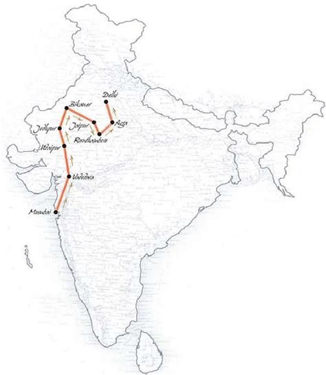 Maharaja express-route-map | PDF