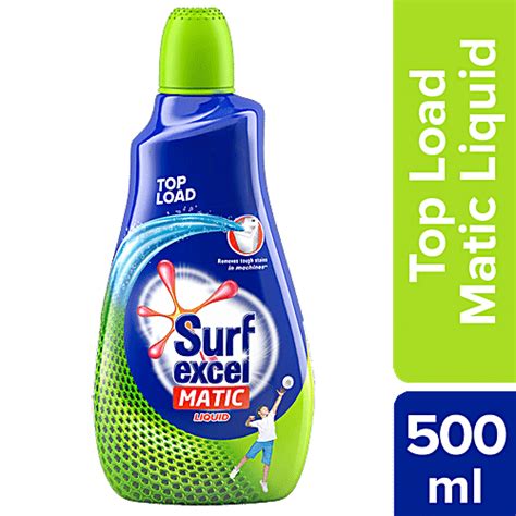 Buy Surf Excel Liquid Detergent Matic Top Load 500 Ml Online At Best ...