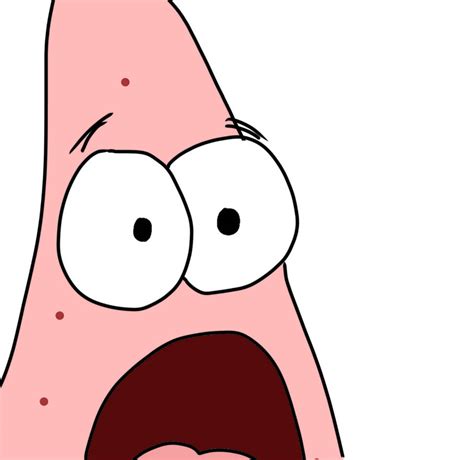 Surprised/shocked patrick meme by PatrickStarTC on DeviantArt