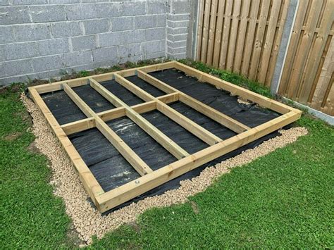 DIY Garden Shed Build - Part 1: Foundations and Base | Diarmuid.ie