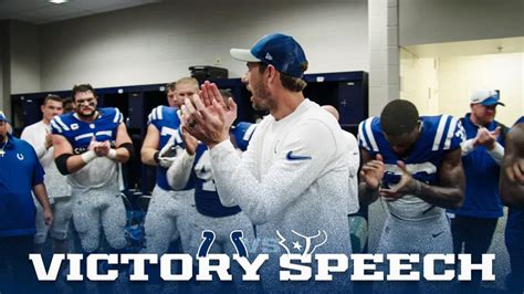 Victory Speech: Colts at Texans