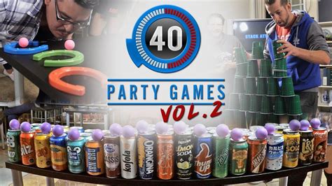 The 40 Best Party Games! | Greatest Games, Greatest Moments Vol. 2 (Minute to Win It Games ...