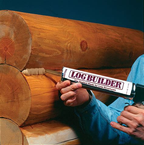 Log Builder® - Wood and Log Caulk - 30 oz. Tubes - Case of 10 – Log Home Mart