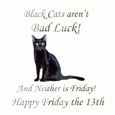 Black Cat Fridaythe13th GIF - BlackCat Fridaythe13th Friday - Discover & Share GIFs | Happy ...