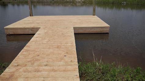 Built a Dock For The Pond - YouTube