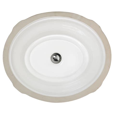 American Standard 0484.000 Estate 19-1/8" Undermount Fireclay Bathroom ...